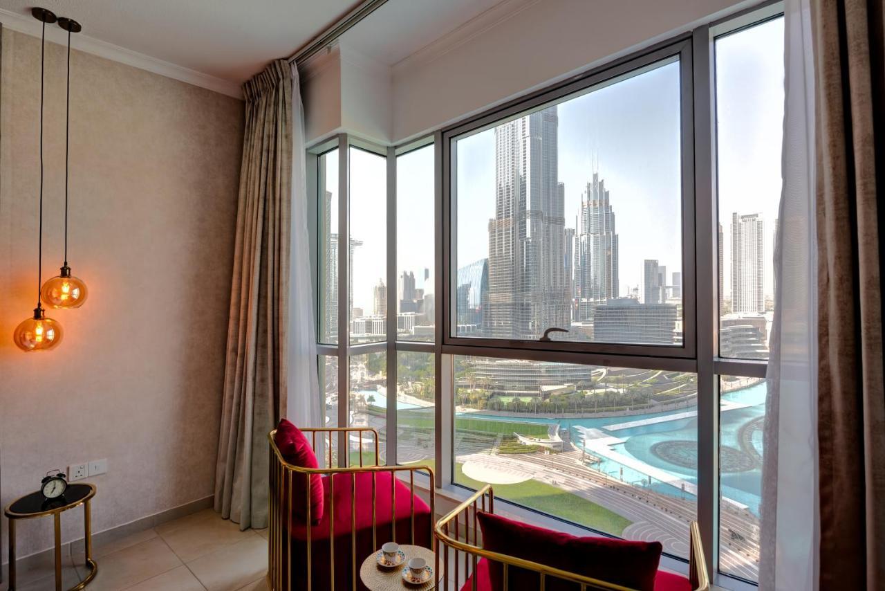 Durrani Homes - Luxe Living With Burj Khalifa And Fountain View - Third Room Without Partition Dubai Eksteriør bilde