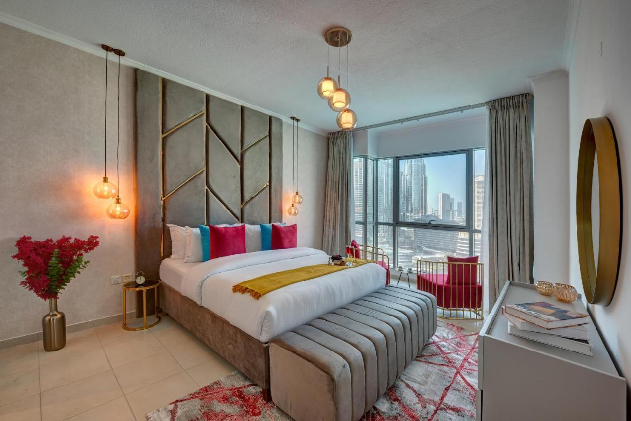 Durrani Homes - Luxe Living With Burj Khalifa And Fountain View - Third Room Without Partition Dubai Eksteriør bilde