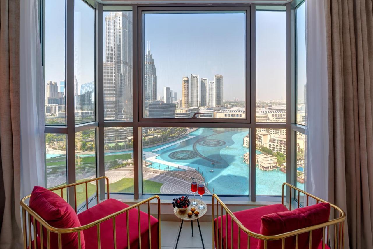 Durrani Homes - Luxe Living With Burj Khalifa And Fountain View - Third Room Without Partition Dubai Eksteriør bilde